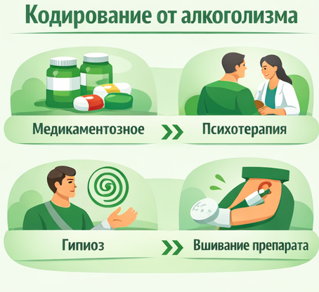 кодирование от алкоголизма в Норильске Санати